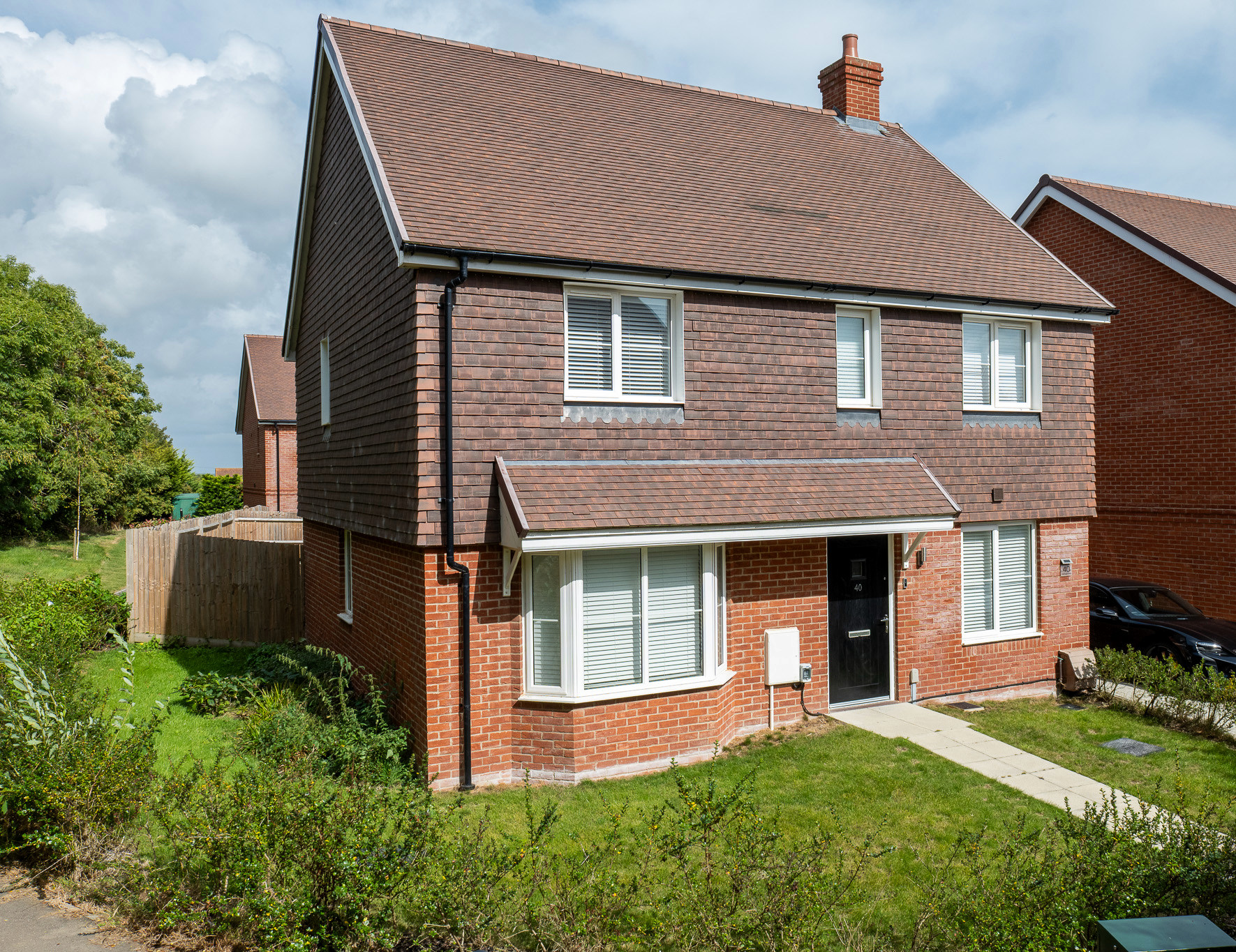 Front exterior of the detached Pevensey residence