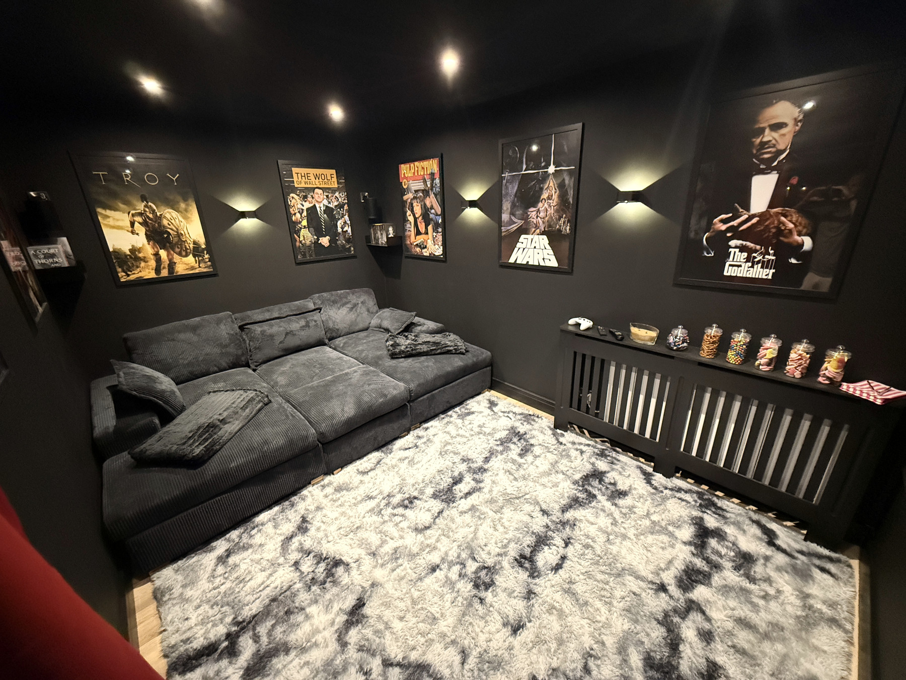 Completed private home cinema